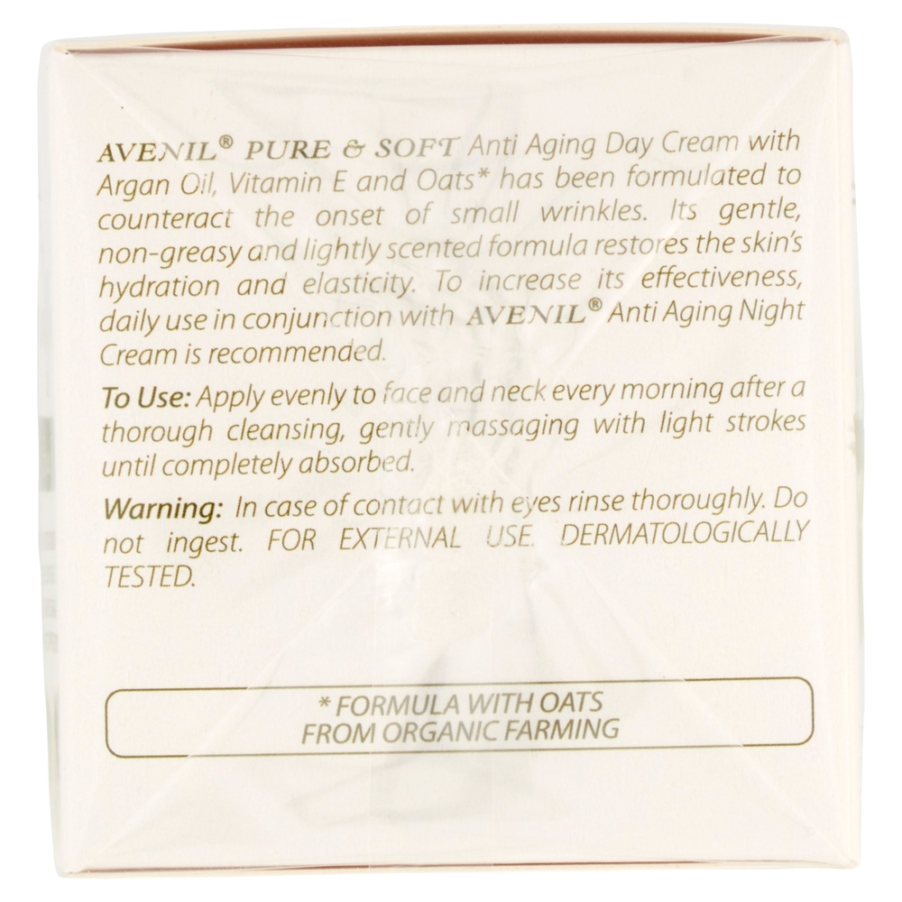 Avenil pure & soft Crema Giorno Antietà argan & vitamina E 50 ml